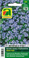 Vergissmeinnicht "Blauer Korb":   Eine zweijährige Pflanze für Rabatten oder Töpfe. Es bevorzugt sonnige bis h