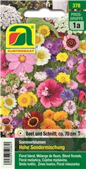 Sommerblumen "Hohe Sondermischung":   Enthält verschiedene hohe Sommerblumen, die  - aufeinander abgestimmt - von 