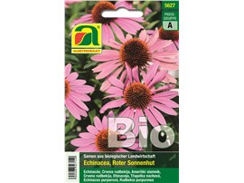 Echinacea BIO "Roter Sonnenhut":   Ein dekorativ sommerblühendes Kraut, das in keinem Kräutergarten fehlen darf