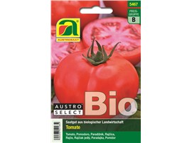 Tomate BIO "Zieglers Fleisch":   Eine mittelfrühe Fleischtomate mit großen, runden Früchten.