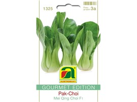 Pak-Choi "Mei Qing Choi F1":   Pak-Choi schmeckt mild-würzig, leicht senfartig und kann roh oder gekocht ve