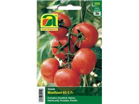 Tomate "Montfavet 63-5 F1":   Reichtragende Sorte mit mittelgroßen Früchten.